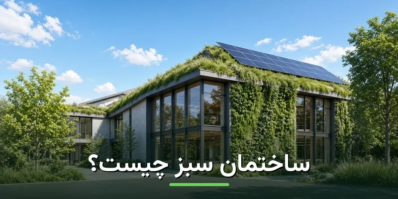 ساختمان سبز چیست؟ راهنمای کامل ساختمان پایدار و کم مصرف