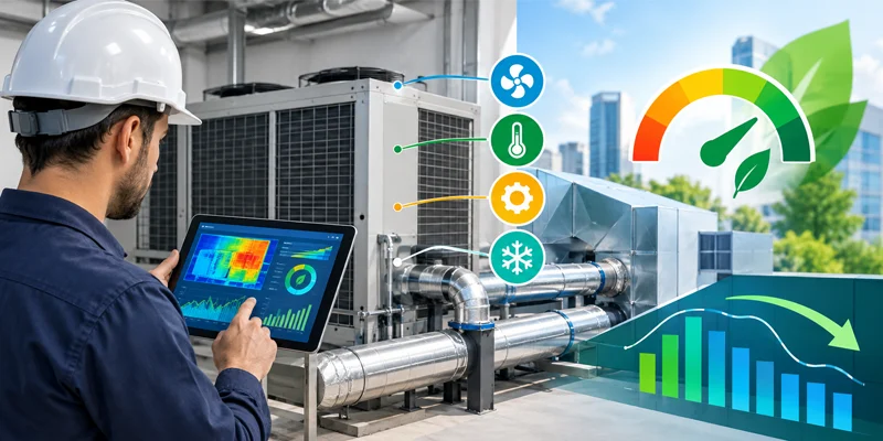 ممیزی انرژی برای بهینه سازی HVAC